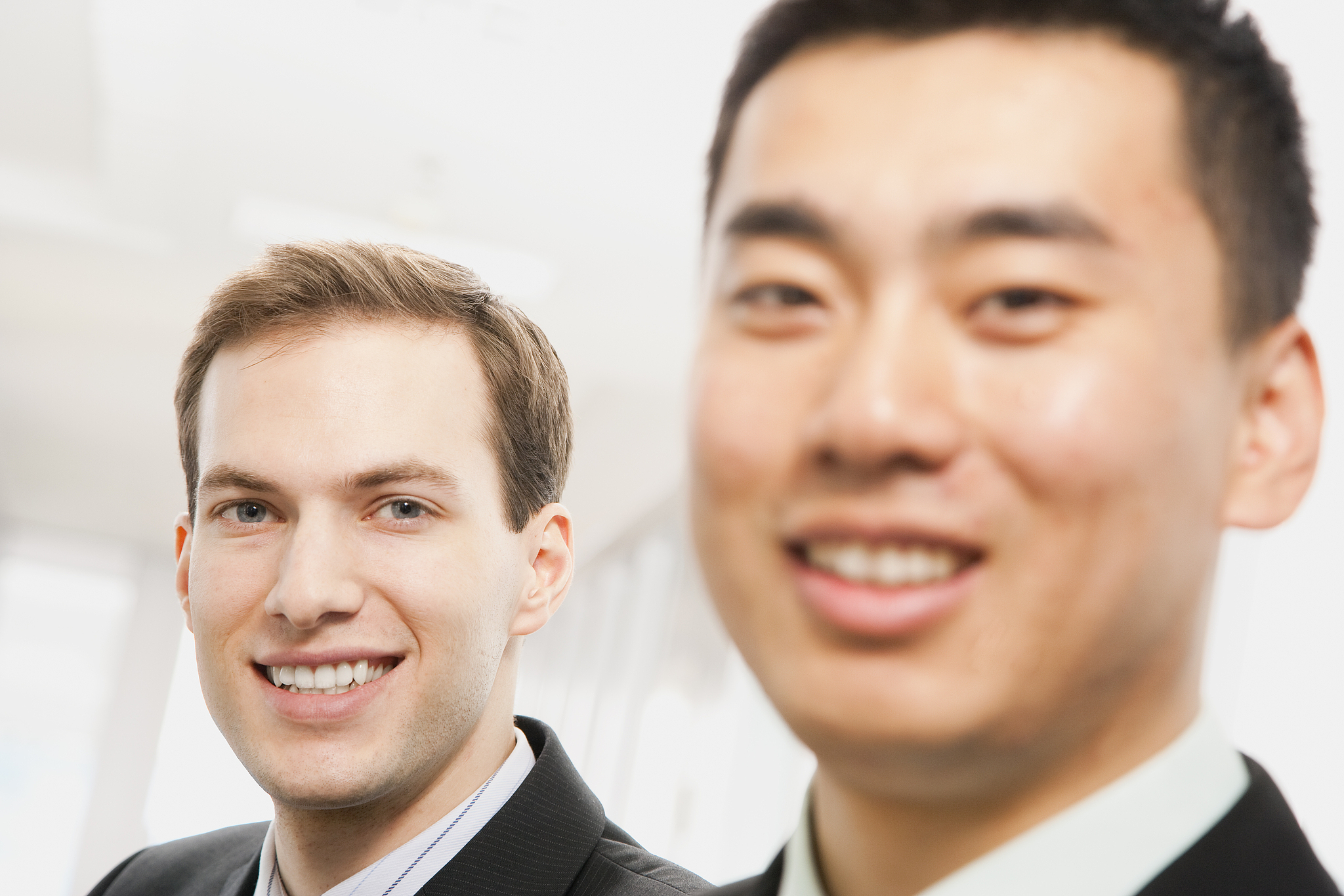 portrait of pair of businessmen